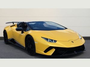 Huracan spyder Sports Car Hire UK 1